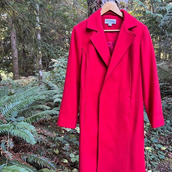 Pendleton Wool Wrap Coat - Women's Large - Red - Picture 1 of 6